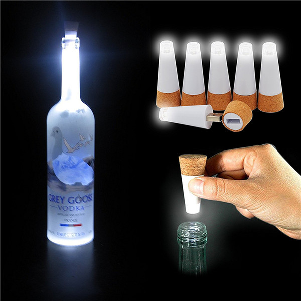 Bottle Light Cork Shaped Rechargeable LED Night Lights Wine Bottle lamp for Party USB Rechargeable With Retail Package