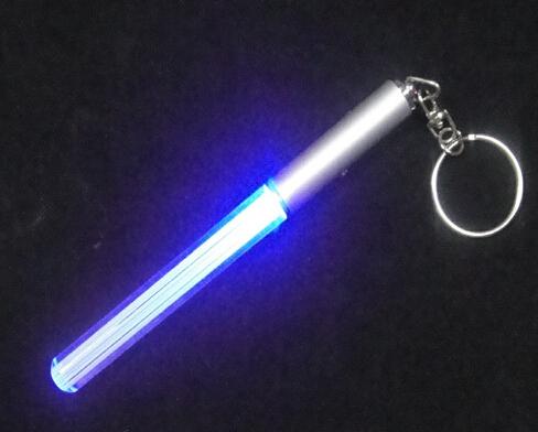 Mini LED Lightsaber Keychain Flashlight 200pcs/lot