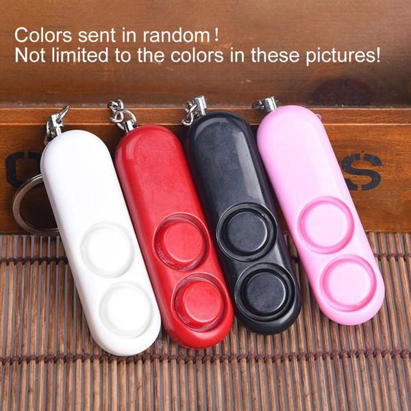 Mini Personal alarm anti-wolf 120 dB Loud Security Rape Siren Alarm LED Light Key Chain