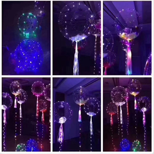 New Luminous Led Transparent 3 Meters Balloon Flashing Wedding Party Decorations Holiday Supplies Color Luminous Balloons Always Bright