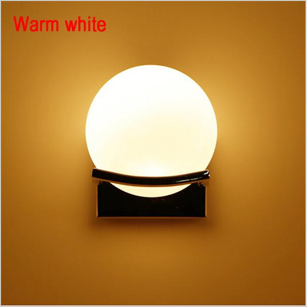 New arrival unique and novelty led wall lamps glass ball wall lights for home E27 AC90V-260V free shipping