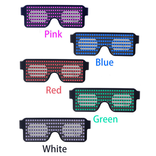 Neon 8 Modes LED Glasses Glowing Light Novelty Light Festival Party Sunglasses LED Light Party Decoration