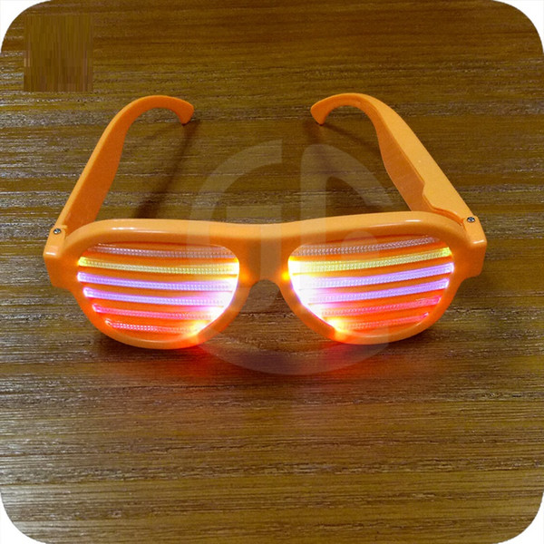 music sensitive light up glasses music activated el wire for party dancing club Halloween costumes party LED toys shutter glasses Newfangled