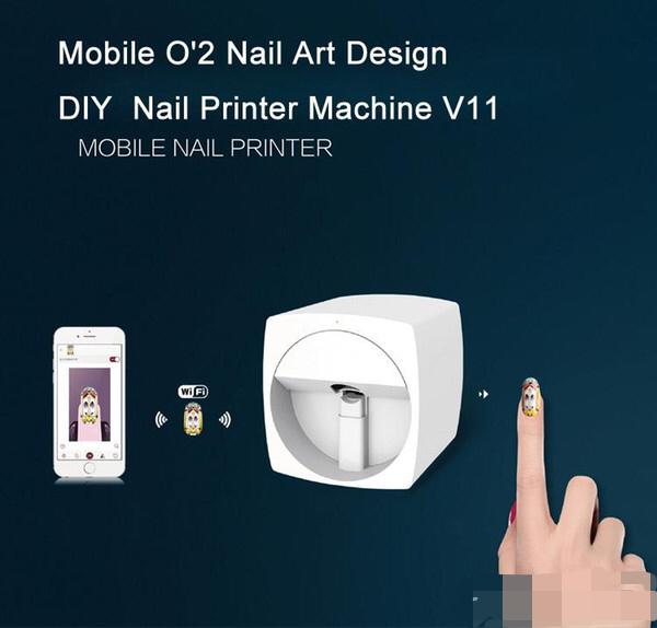 5pcs Nail Printer!Professional Use WIFI Function DIY Digital Nail Art Design Equipment for salon Home Use