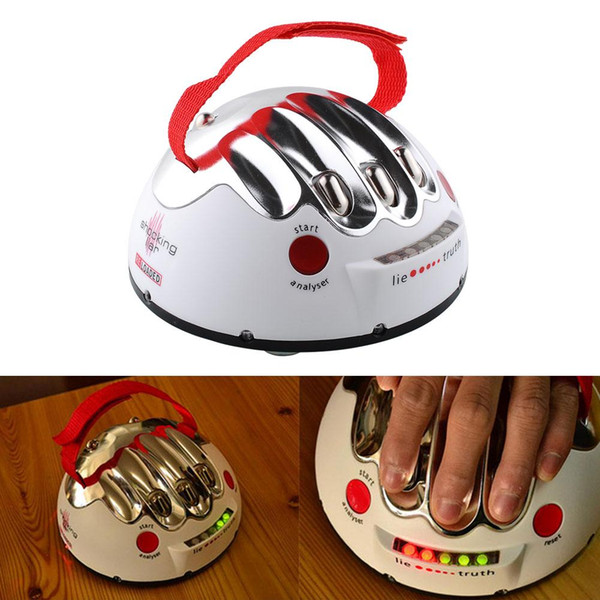 Funny Portable Adult Polygraph Test Electric Shock Lie Detector Party Game Reloaded Truth Shocking Liar Toy Gift Age 14+