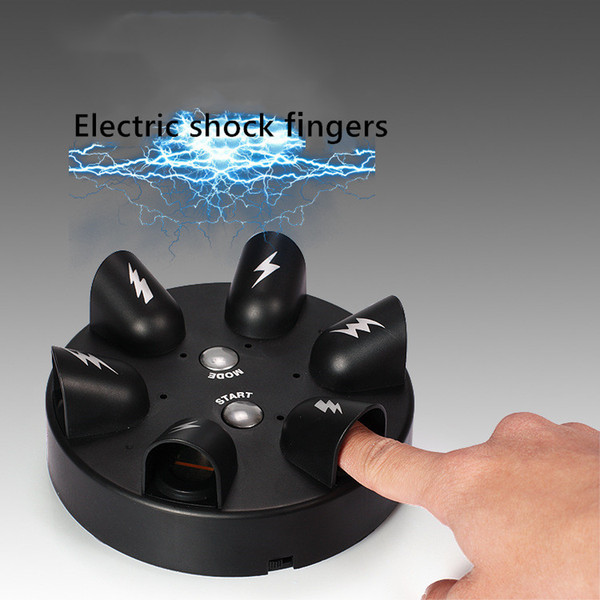 New Miniature electric shock lie detector lucky electric shock finger trick game toy desktop decompression creative toy/mixed order