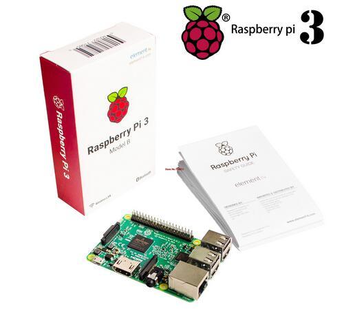 2016 Element14 original Raspberry Pi 3 Model B Board 1GB LPDDR2 BCM2837 Quad-Core Ras PI3 B,PI 3B,PI 3 B with WiFi&Bluetooth