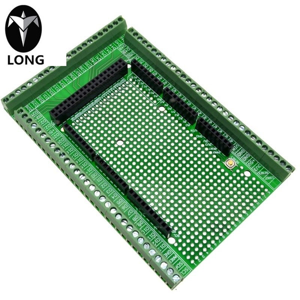 longteng Double-side PCB Prototype Screw Terminal Block Shield Board Kit For MEGA-2560 Mega 2560 R3 Mega2560 R3