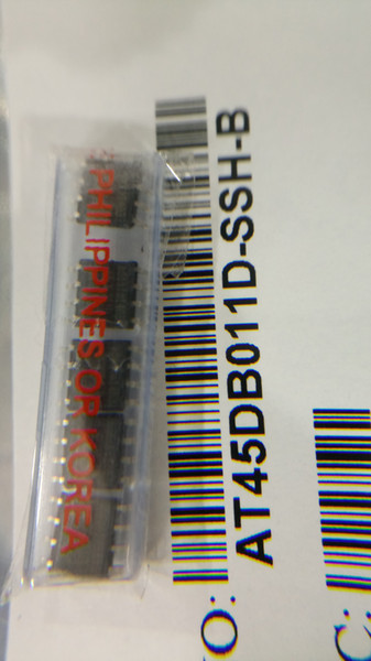 50pcs AT45DB011D-SSH-B 8-SOIC Adesto Technologies NOR flash 1M 2.7v 66Mhz DataFlash NOR flash memory IC FLASH 1M SPI 66MHZ -40°C~85°