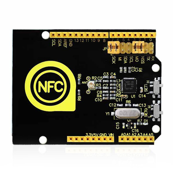 Keyestudio PN532 NFC / RFID Controller Shield Module for Arduino Perfectly compatible with SPI, IIC, UART interface to communicate