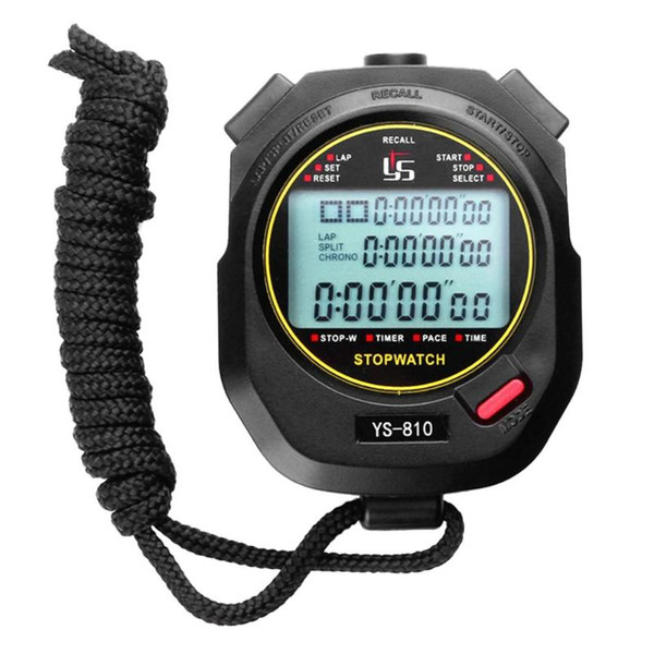 Professional Digital Stopwatch Timer Multifuction Portable Outdoor Sports Running Training Timer Chronograph Stop Watch