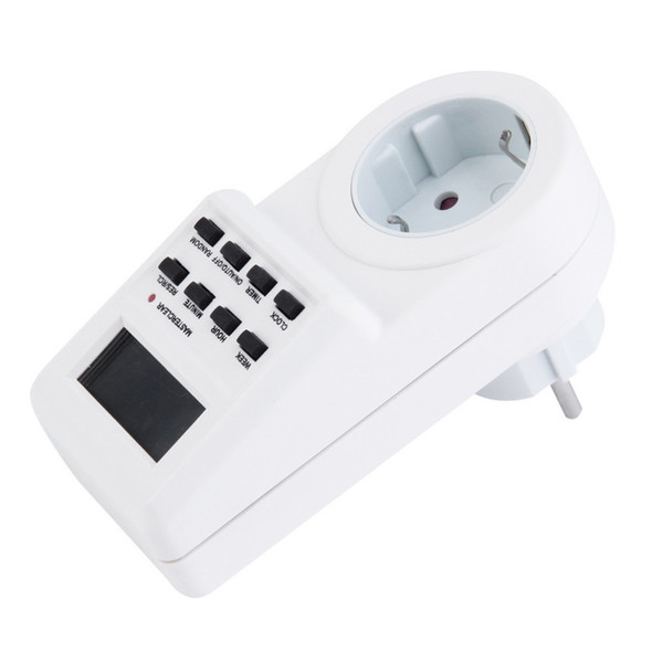 EU/AU/US Plug TM-01GE Programmable Digital Timer Switch Socket with Clock Summer Time Random Function