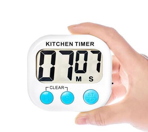 MOQ:10pcs Factory Cheap Electronic Timer Mini Digital Timers Kitchen Restaurant Timer Music Tip Electronic Timer