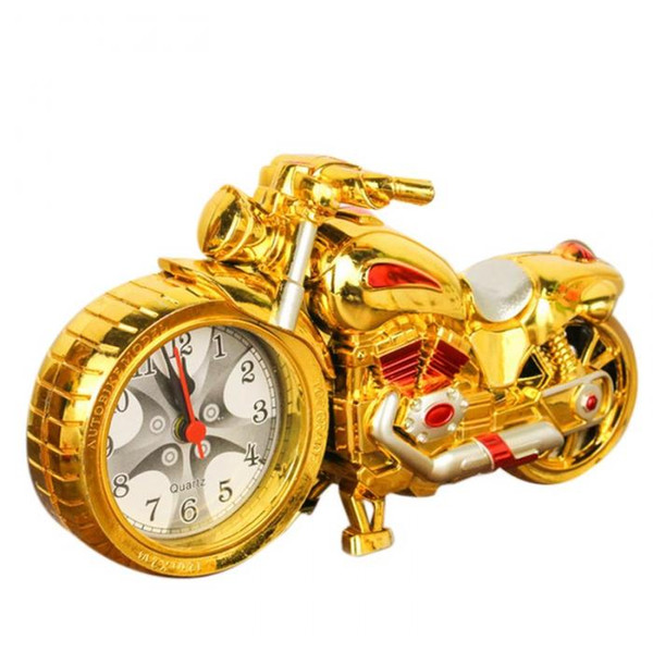 wholesale Cool Motorcycle Motorbike Design Alarm Clock Desk Clock Table Decoration Drop Shipping Creative Home Birthday Gift Free DHL