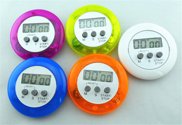 High quality LCD digital kitchen timer is used to remind the kitchen timer 5 colors free shipping