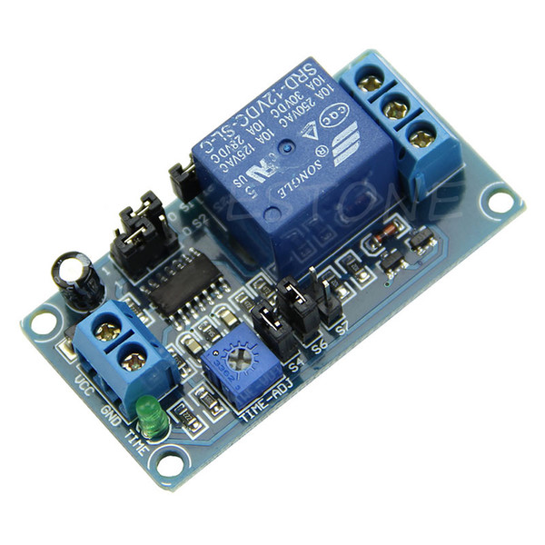 DC 12V Delay Relay Delay with Timer Turn on Turn off Switch Module