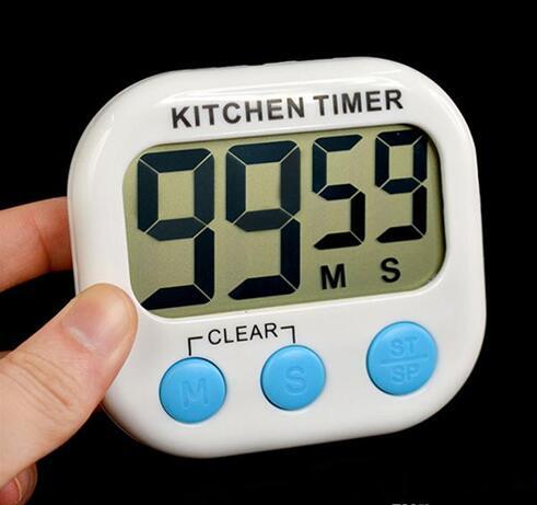 Factory Cheap Electronic Timer Mini Digital Timers Kitchen Restaurant Timer Music Tip Electronic Timer DHL Free shipping