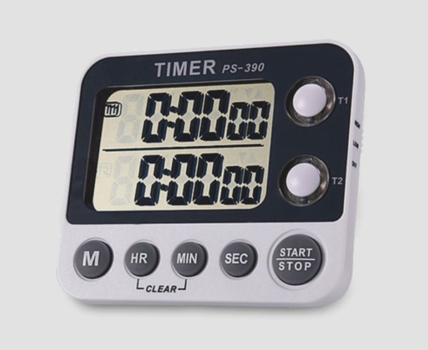 Digital kitchen timer, reminder,Dual display, can freely switch..