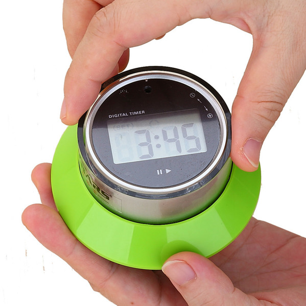 hot sale high Quality 3 colors kitchen timer digital magnet magnetic 15s to 99 minutes LCD free shipping