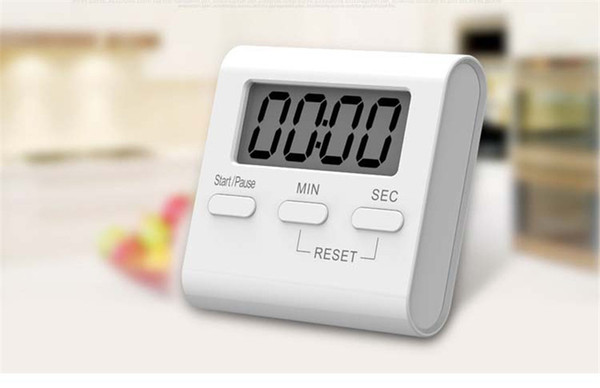 High qualitykitchen timer digital LED displays the volume adjustable back adsorption magnet to design the green ABS material precision timer