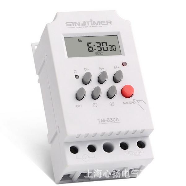 DHL 20pcs 12V DC Input 7 Days Programmable 24hrs MINI TIMER SWITCH Time Relay Output Load High Power 30A