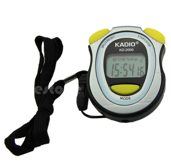 New Handheld Digital LCD Sports Stopwatch Counter Timer Chronograph