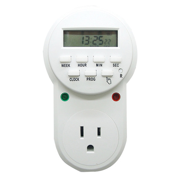 Led Digital Programmable Energy Saving Relay Auto On Off Timer Socket Switch Kitchen Outlet Electronic Power 24 Hour Wall Plug