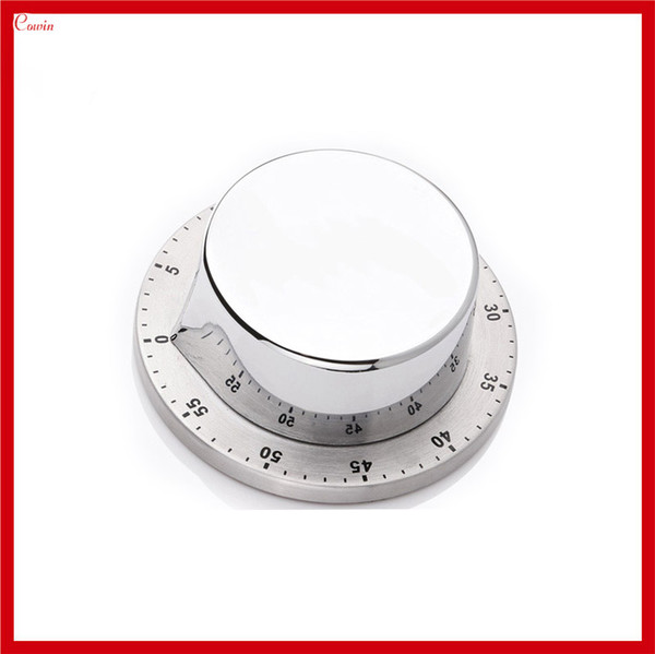 New Stainless Magnetic Food Baking Cooking Timer Kitchen 60 Minutes Mechanical Timer Reminder