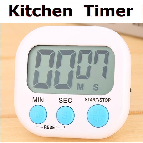 New Upgrade Digital Kitchen Timer Big Digits Loud Alarm Magnetic Backing Stand with Large LCD Display for Cooking Baking Sports Games Office