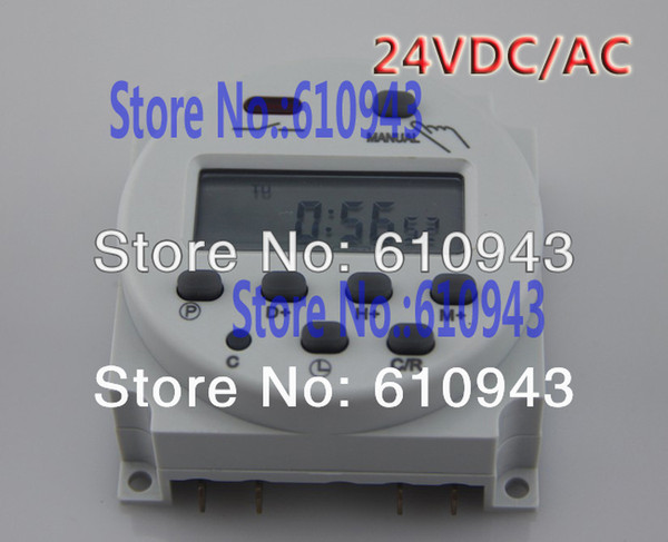 Electronic Digital Weekly Programmable Timer Switch 24V Freeshipping