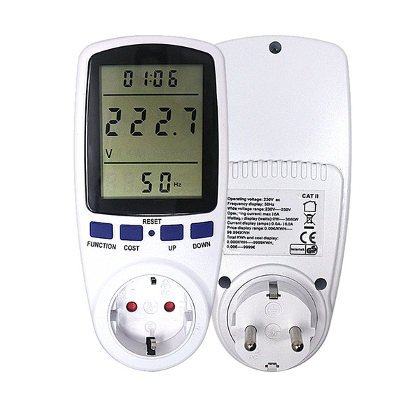 EU Plug Digital Timer Switch 230V LCD Power Weekly 12 24 Hours Programmable Time Meter Electronic Timer 12/24 Hours for Kitchen