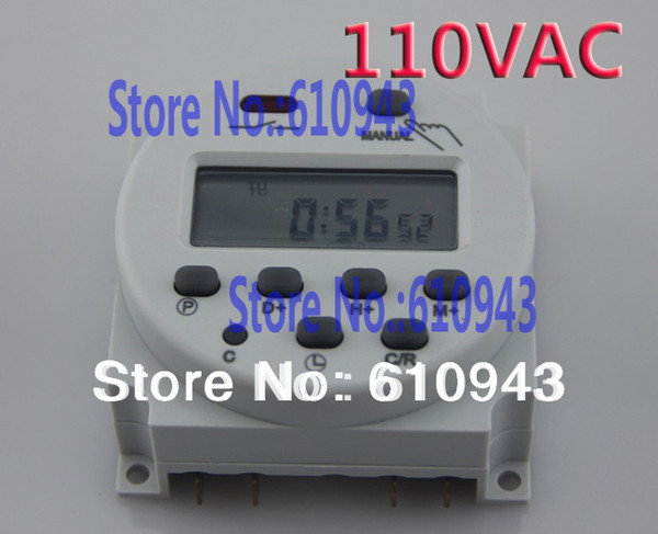 Digital Weekly Programmable Timer Relay Switch 110V AC