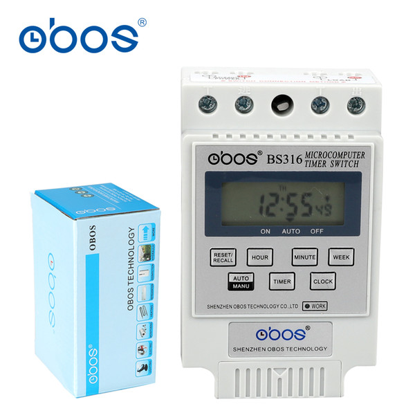 good reputation good quality 110V digital timer switch din weekly digital timer with 10 times on/off time set range 1min-168h