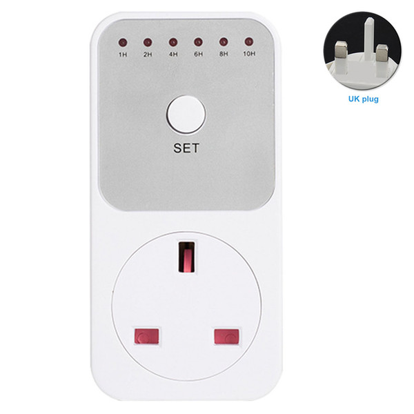 Space Saving Socket Durable Timing Switch PLUG IN Office Home Use Countdown Led