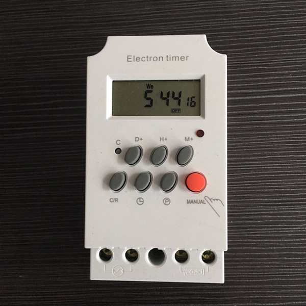 KG316T-II 220VAC 25A Digital Programmable Din Rail Timer Switch Micro-computer Electronic Time Switch Relay