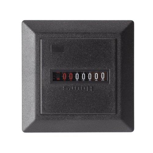 NFLC AC 220-240V Square Non-Resettable Quartz Sealed Hour Meter Gauge