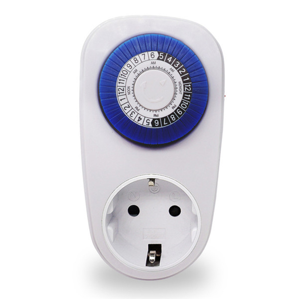 24Hr Mechanical Electrical Plug Program Switch Outlet Timer EU/US/UK Plug 24 Hour Timer Switch Socket Socket