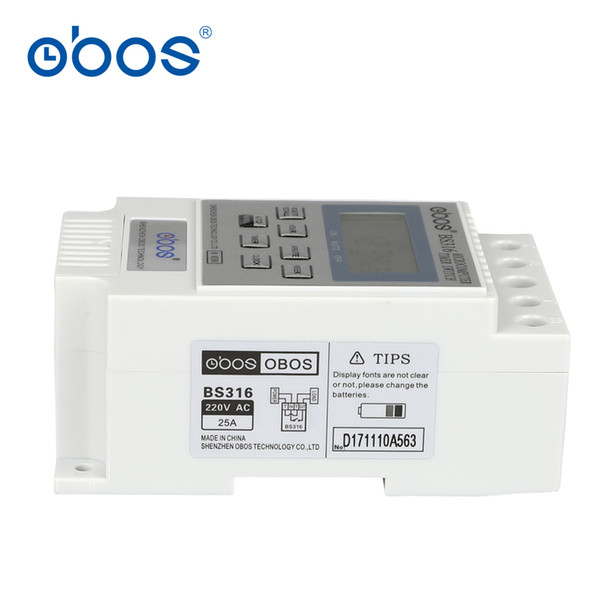 25A 220V timer switch digital time switch relay din timer 220V used for fish Pond chicken farm warehouse dehumidification etc