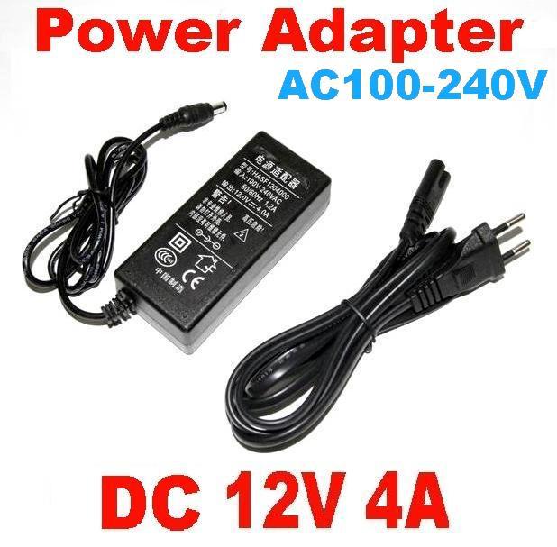 DC 12V 4A Power Adapter 48W HASF1204000 Charger AC 100V - 240V Power Supply have EU/US/BS Plug