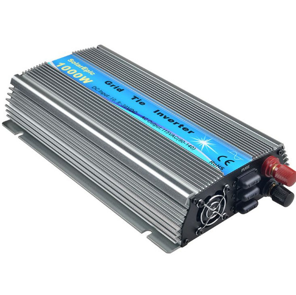 1000Watts MPPT Pure Sine Wave Grid Tie Inverter 4V 30V 36V Solar Panel AC90-140V