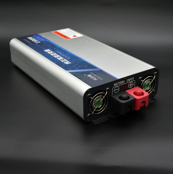 1500W Full Power Pure Sine Wave Solar Power Inverter Off Grid 12V 24VDC to 110VAC Converter for Home