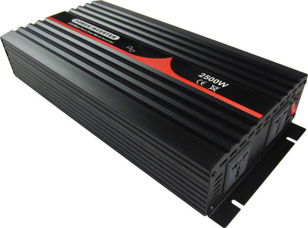 High Quality 24VDC to 230VAC 50HZ Universal Socket 2500W Pure Sine Wave Solar Power Inverter