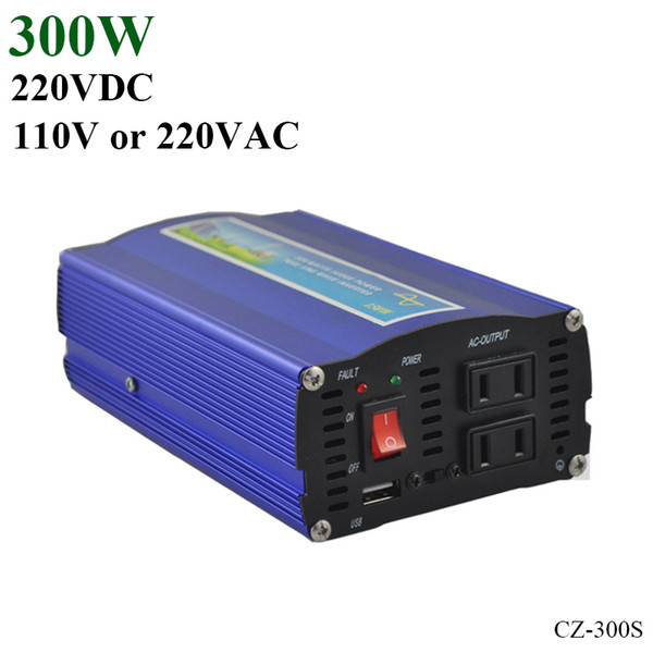 220V DC to AC Off Grid Inverter, 300W Pure Sine Wave Inverter , Surge power 600W Singel Phase Inverter for Solar or Wind System