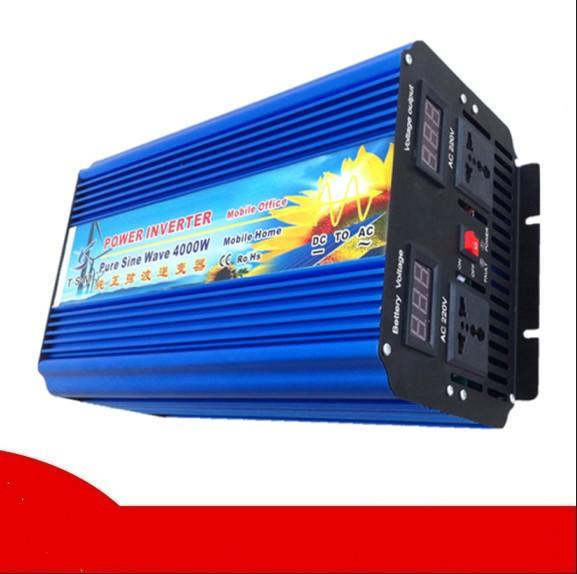 DHL FedEx UPS free shipping 8000W Peak fotogalvaanilised inverter Peak 8000w Power Inverter 4000W Pure Sine Wave Power Inverter 4000W