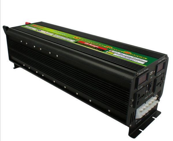 Free freight LED display 5000Watt 10000W(peak) 12V/24V To 220V 230V Power Inverter+Battery Charger UPS LLFA