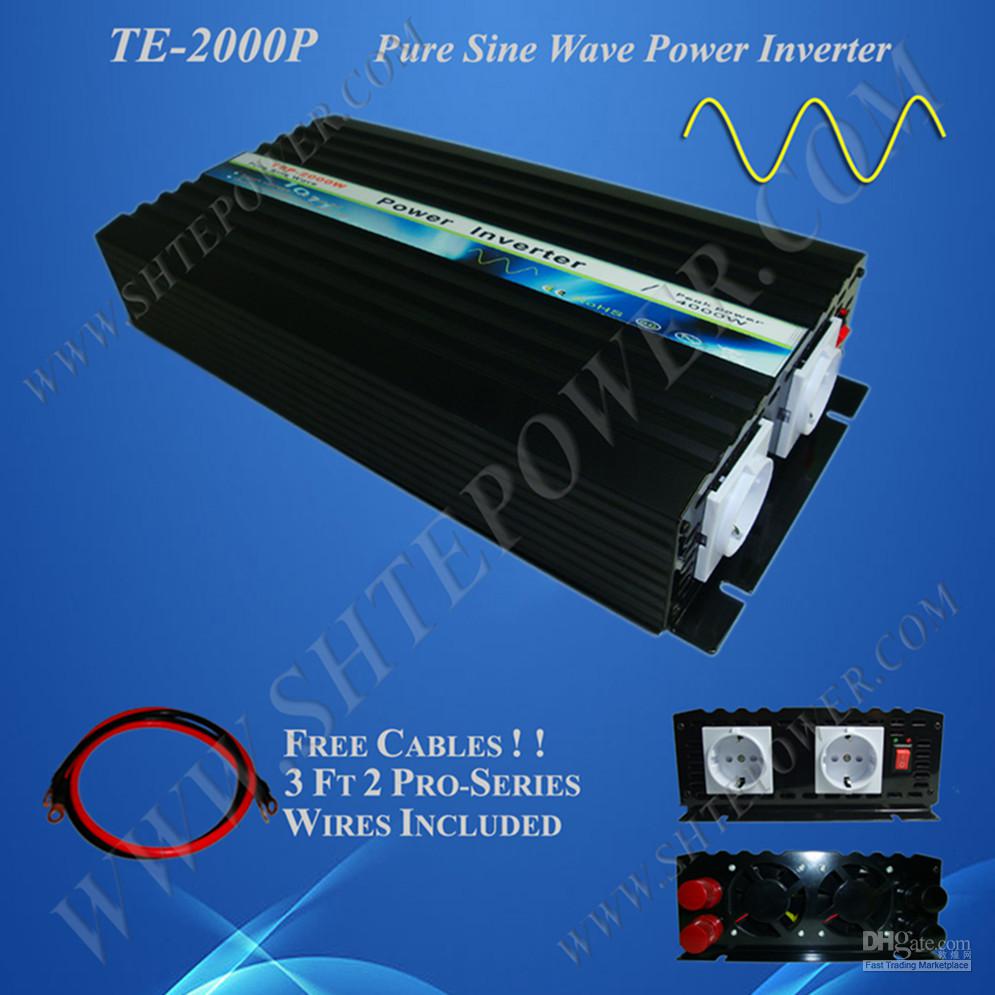 Emergency Power Supply, dc 24v to ac 240v power inverter, 2000w pure sine wave inverter