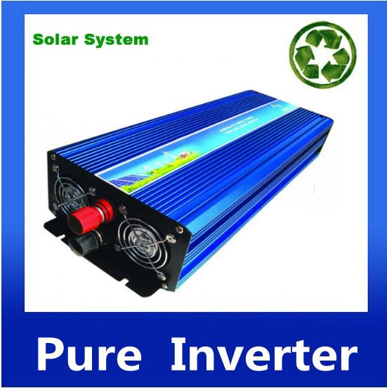 DHL FedEx UPS free shipping continue power 2000w peak 4000w dc-ac inverter pure sine wave for solar wind generator home use