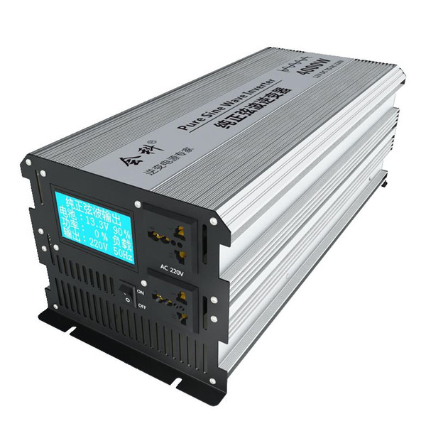 2000W/4000W 12/24V/48V/60V/72V to 110V/120V LCD Display Pure Sine Wave power Inverter for Solar, RV, Car, Boat