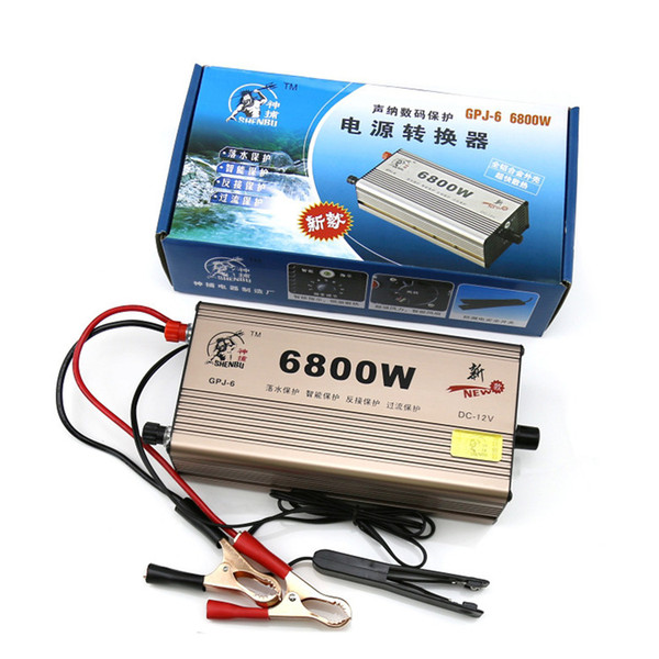 FREE SHIPPING 6800 electronic ultrasonic inverter kit 12v high power inverter battery booster