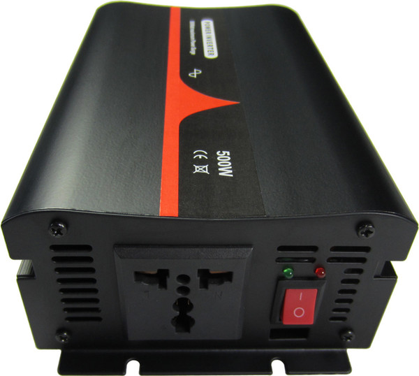 High Quality 12VDC to 240VAC 50HZ UK Socket 500W Pure Sine Wave Car Power Inverter